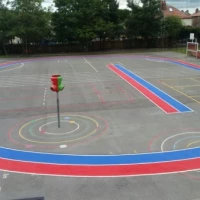 Schools Tennis Line Markings 5